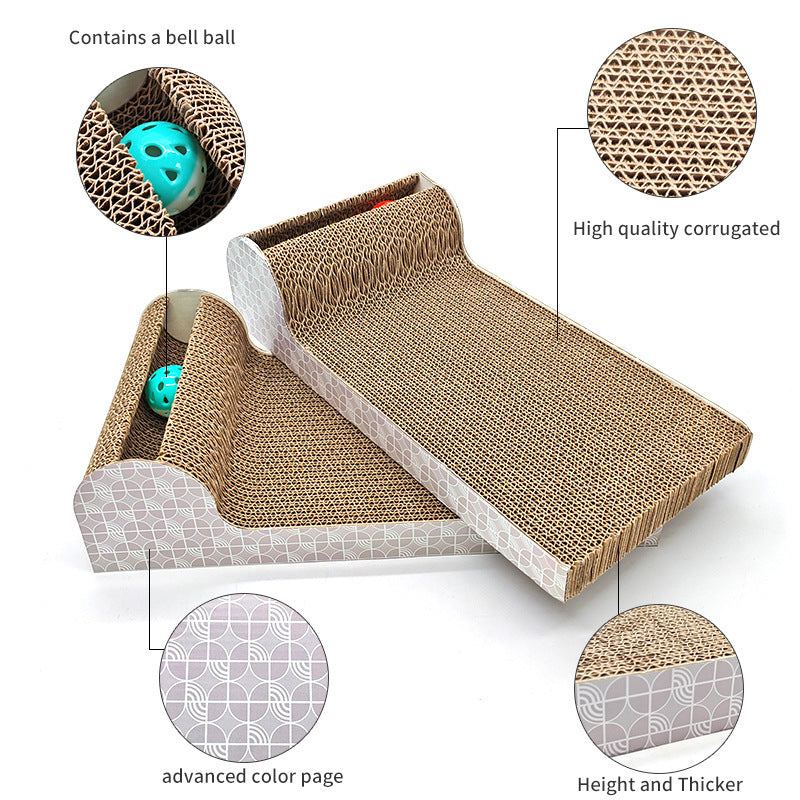 Cat Scratch Board Cat Toy Corrugated Paper Large