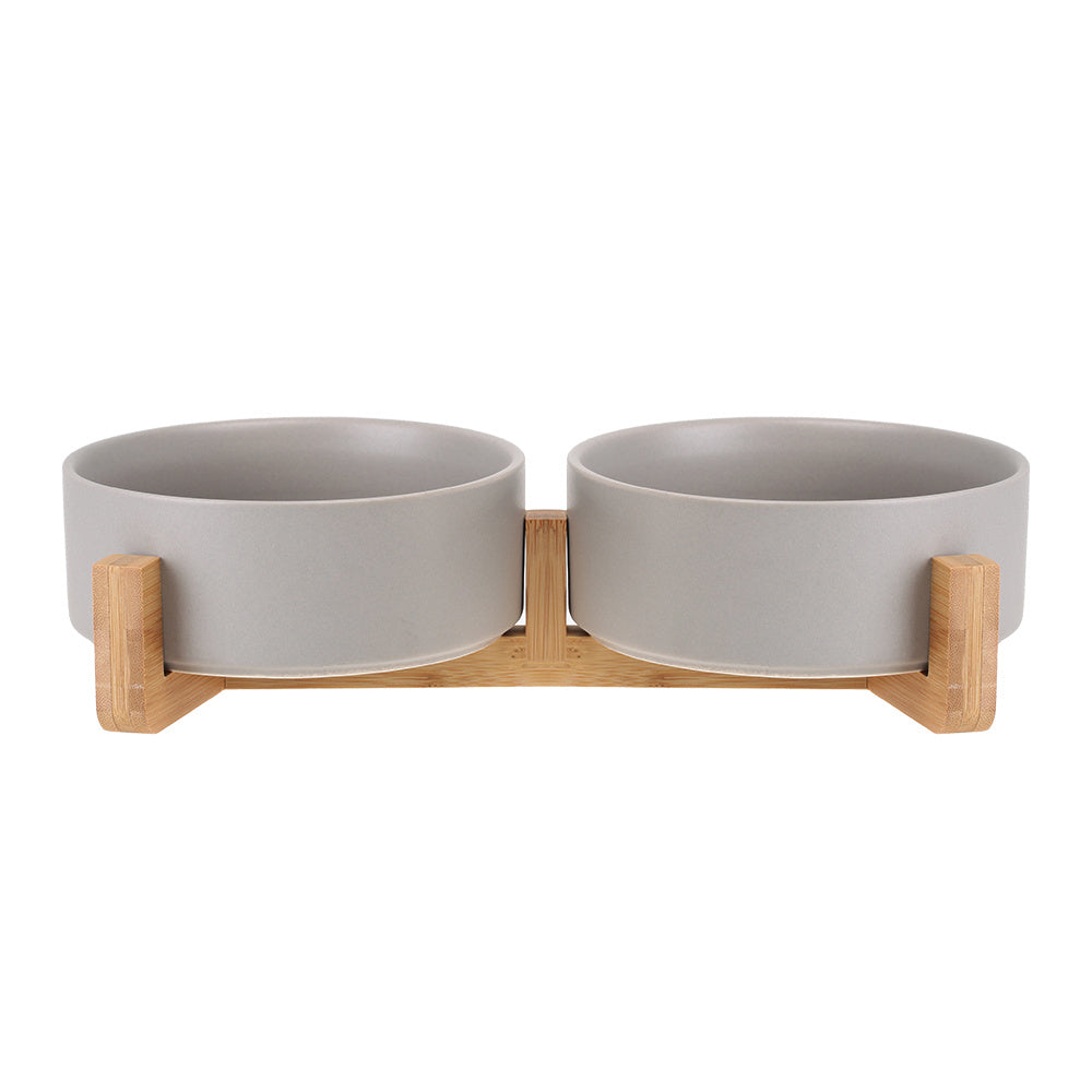 Cat Bowl Double Bowl Ceramic Dog Bowl Cat Food Bowl Pet Food Bowl Cat Food Rice Bowl Dog Bowl Dog Drinking Water Bowl Anti Overturning