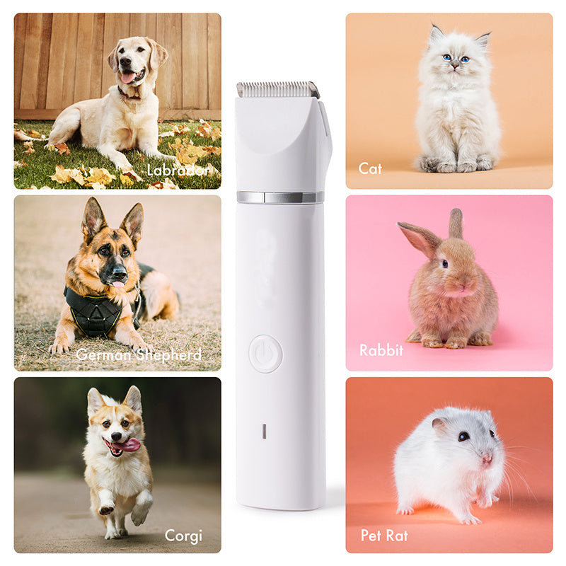 4 in 1 Pet Hair Clipper with 4 Blades Grooming Machine Trimmer & Nail Grinder Prefessional Haircut For Dogs Cats Drop Shipping