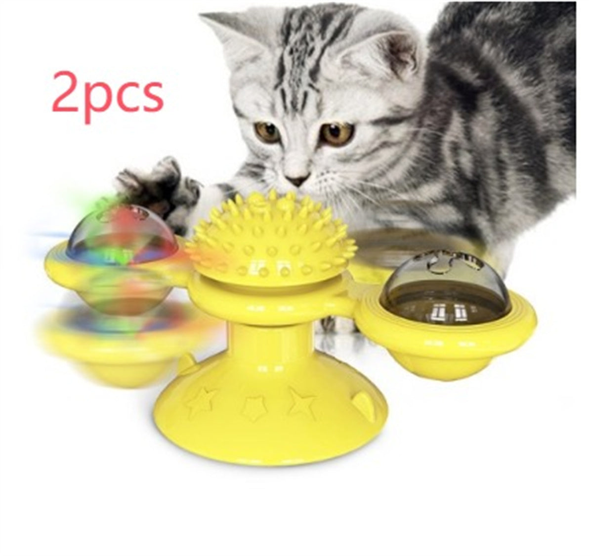 Turning Windmill Cat Teaser Toy