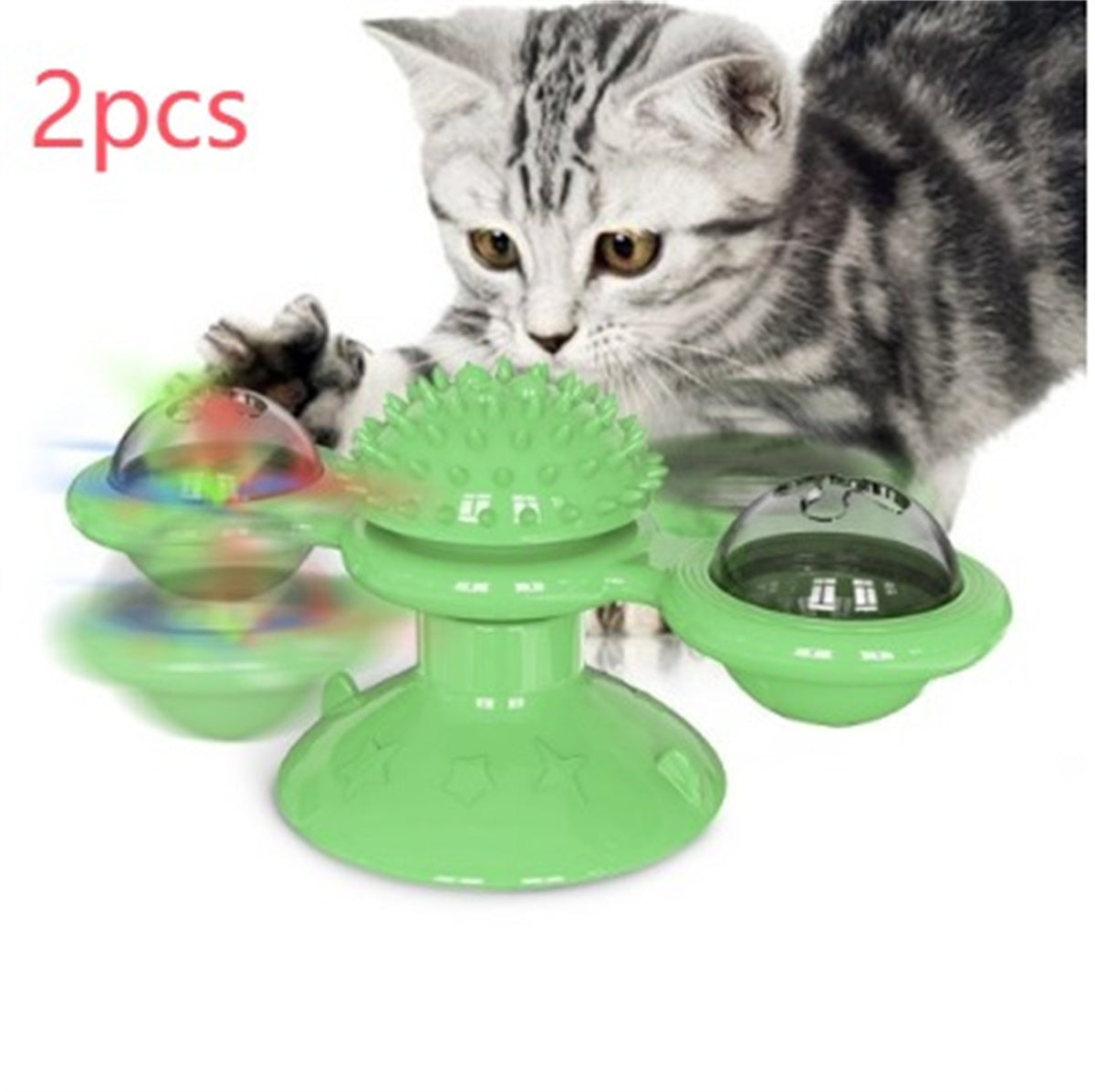 Turning Windmill Cat Teaser Toy