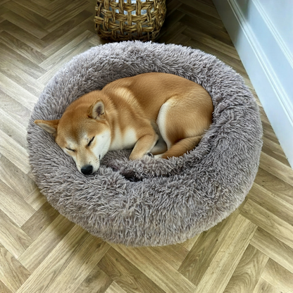 Super Soft Pet Dog Bed Plush Full Size Washable Calm Bed Donut Bed Comfortable Sleeping Artifact Suitable For All Kinds Of Dogs