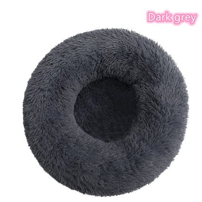 Super Soft Pet Dog Bed Plush Full Size Washable Calm Bed Donut Bed Comfortable Sleeping Artifact Suitable For All Kinds Of Dogs