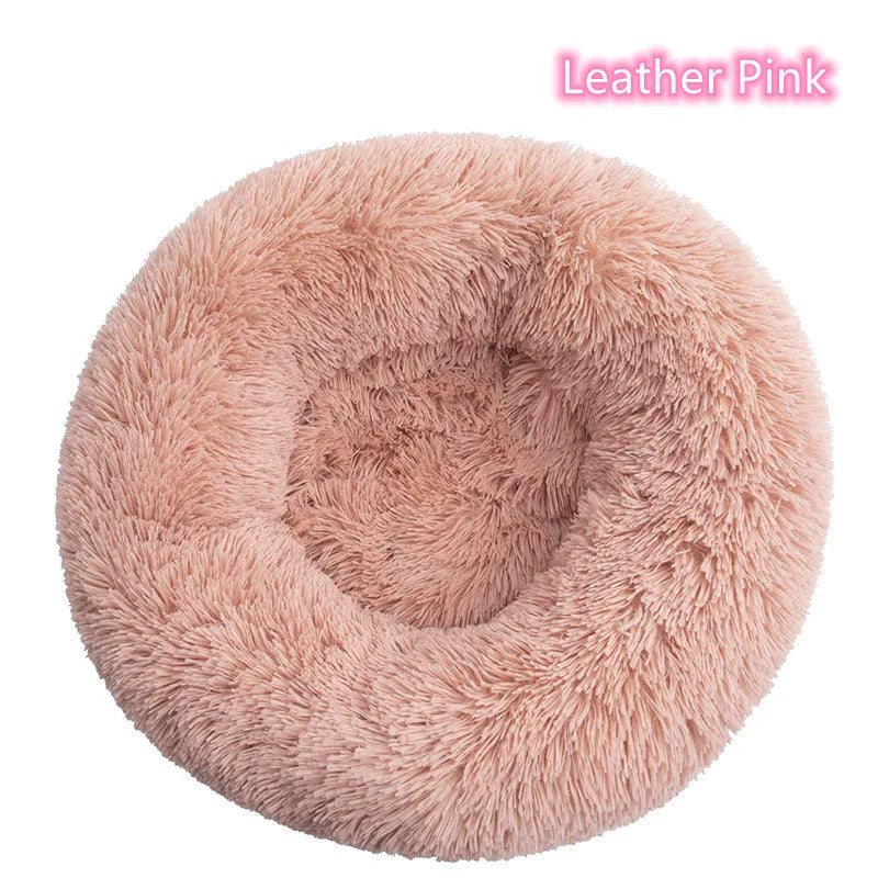 Super Soft Pet Dog Bed Plush Full Size Washable Calm Bed Donut Bed Comfortable Sleeping Artifact Suitable For All Kinds Of Dogs